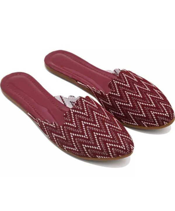 Sonia Collections Classic Maroon Heritage Handcrafted Jutti