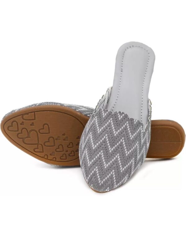Sonia Collections Classic Grey Heritage Handcrafted Jutti - Image 2