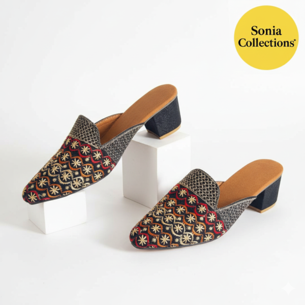 Handcrafted Ethnic Heel Juttis for Women