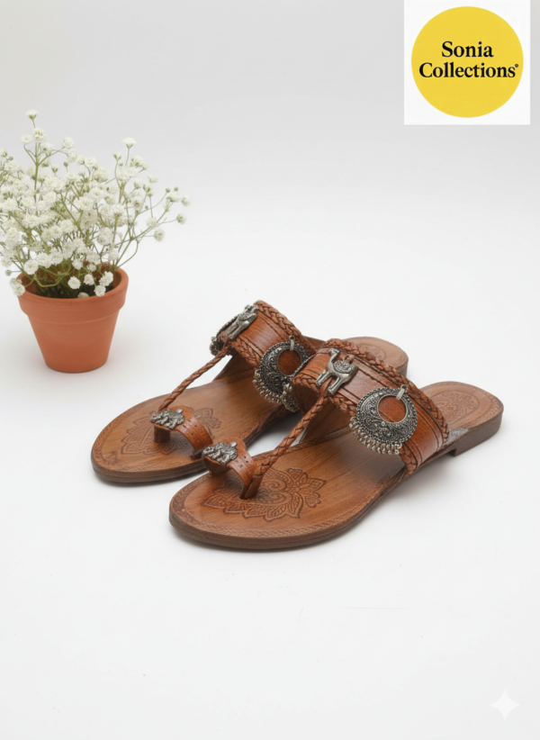 Traditional Ethnic Kolhapuri Style Chappal